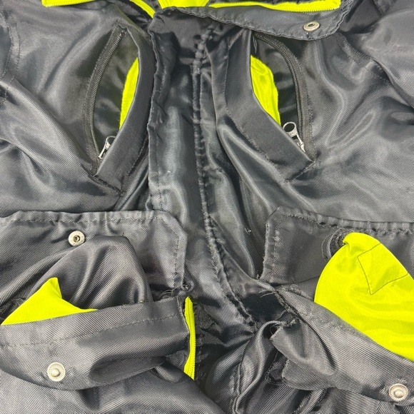 Nike Boys Black Insulated Winter Jacket Removable Hood Size L Weather Resistant - Picture 15 of 16